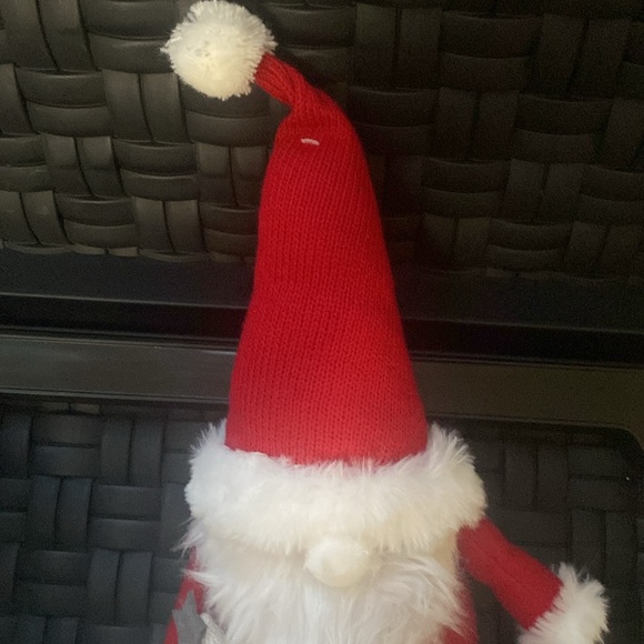 Christmas Gnome With Tree Red Suit Plush Stuffed Home Decor NWT 13 Inches NWOT - Picture 2 of 4